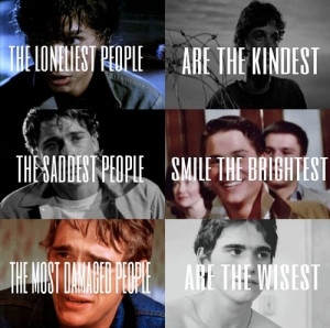 The saddest people, smile the brightest.