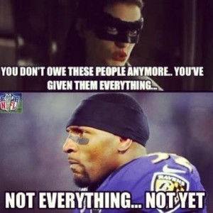 just saying, we've never seen Ray Lewis | Our Baltimore Raven