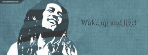 Bob Marley Wake Up And Live Quote Wallpaper