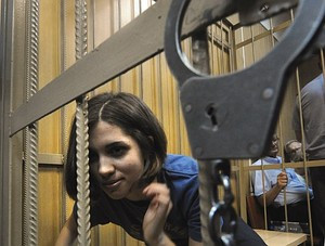 Nadezhda Tolokonnikova, a member of female Rus...