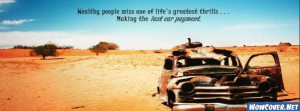 Desert Cool Quote Rust Car Facebook Cover Facebook Cover