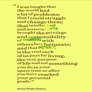 Marian Wright Edelman quote