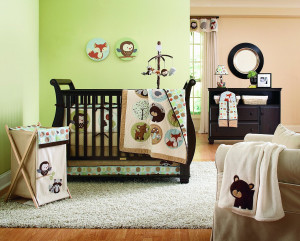 ... Room Decorating - Carter's Forest Friends Crib Set and Accessories
