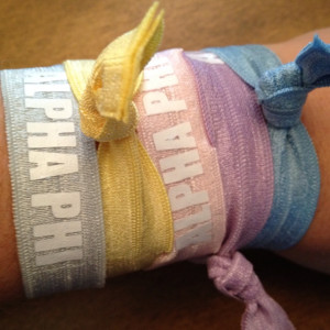 Alpha Phi pastels!! And 20% Off Sorority Bands! Email myties@hotmail ...