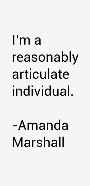 Amanda Marshall Quotes amp Sayings