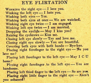 From A Flirtation Manual Circa 1900