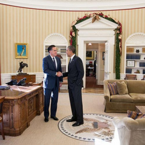 ... Obama's man cave, formerly known as the Oval Office, for photo ops