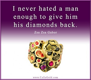 Gems of Wisdom: Quotes About Sapphires From Zsa Zsa Gabor
