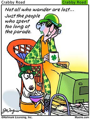 Do you have some Irish jokes you would like to share with everyone ...