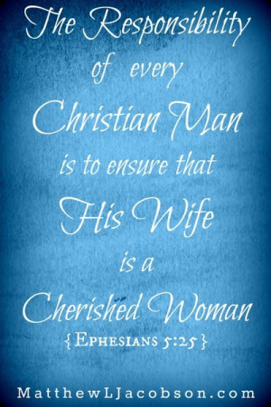 Is your wife a cherished woman? If so, no one would ever think to ask ...