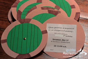 Hobbit Birthday Parties Invitation