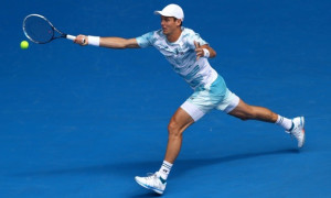 Tomas Berdych on the stretch Photograph Cameron Spencer Getty Images