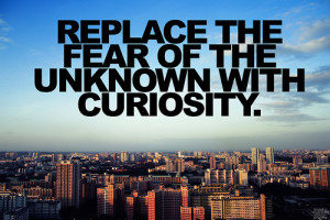Fear Of The Unknown With Curiosity.