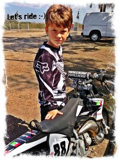 yr old Diego Cortes about to start his Motocross practice in Miami ...