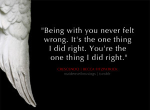 Quote from #rereading Crescendo (2)