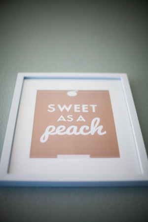Southern Sayings: 8 x 10 Sweet as a Peach Print - Sweet Southern Charm ...