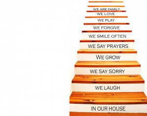 Stairway To Success Quotes Add to added. stair decals