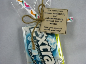 ... extraordinary is that little extra. Teacher appreciation gift idea! by