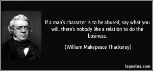 More William Makepeace Thackeray Quotes