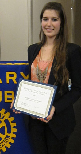 Sofia Gutierrez-Dewar, Drue Kataoka Arts Scholarship Recipient 2011