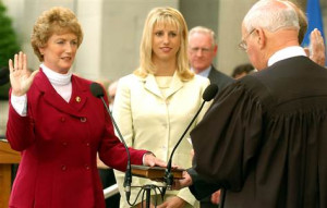 Rell sworn in as Connecticut governor