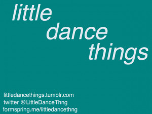 little dance things all the little things that make dancers smile ...