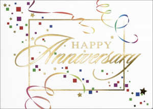 Swirls and Confetti Anniversary - Anniversary Cards from CardsDirect