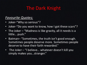 Famous Joker Quotes Dark Knight The dark knightfavourite