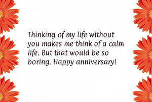 Funny anniversary quotes for him