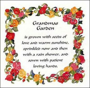 Grandma's Garden Poster