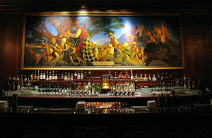 paintings bottles bar alcohol maxfield parrish 1600x1050 wallpaper ...