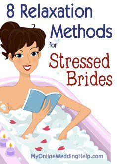 ... you are (or want to avoid getting) stressed out from wedding planning