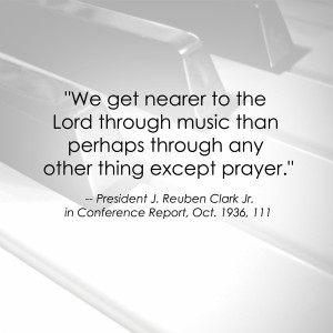 firmly believe this is true. Singing hymns in church helps me ...