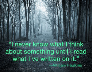 William Faulkner quote | I may not go as far as Faulkner, but whenever ...