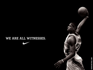 LeBron James We are all witnesses.