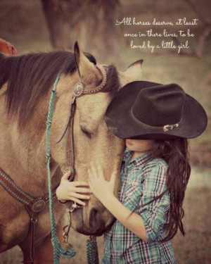 Little Girls and Horse Quotes