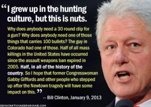 Bill Clinton: Gun control opposition 'is nuts'