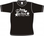 Custom Team Shirts- Peace Love Cheer Parent