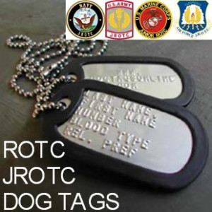 ... Delivery. Get a 2 piece customized military dog tag set as low as