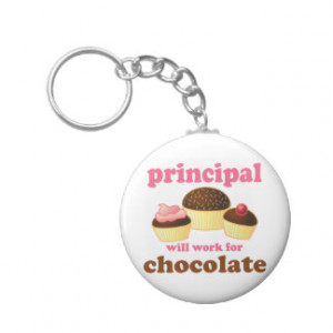 Will Work For Chocolate Key Rings