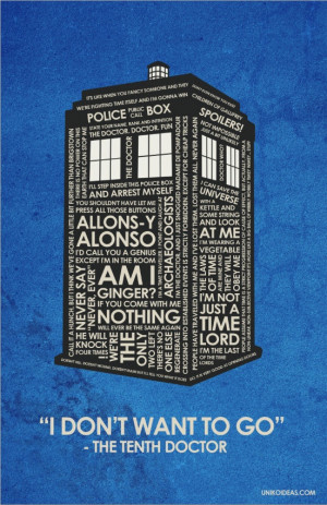 Dr. Who Quote Poster - 11 x 17. $18.00, via Etsy.