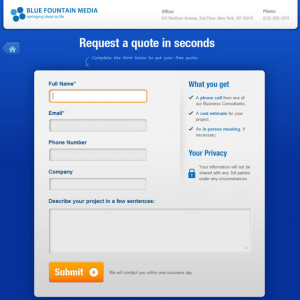 The new form increased chances that a visitor to the form page would ...