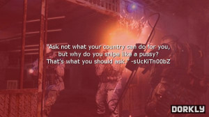 If Call of Duty Death Quotes Were Written by Call of Duty Players