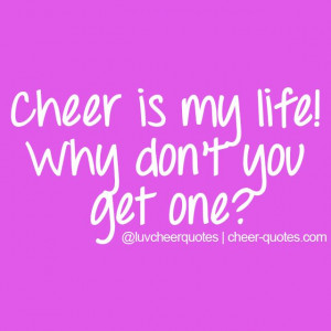Cheer is my life! Why don't you get one? #cheer #love #cheerleader # ...
