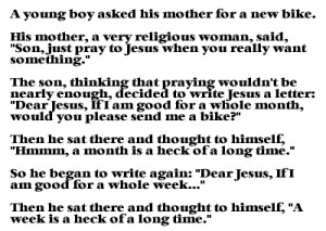 Letter to Jesus - LOL!