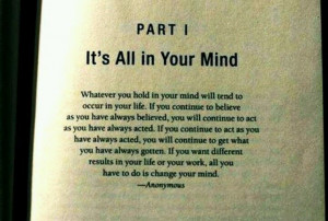 Time for some major mind changing!