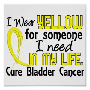 Bladder Cancer Awareness Month Need bladder cancer poster