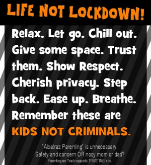 Have a listen to Ben Boychuk and Lenore Skenazy chat letting go ...