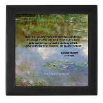 Monet: Water Lillies Painting & Beautiful Things, Joy of Color Quote ...