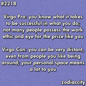 virgo pros and cons